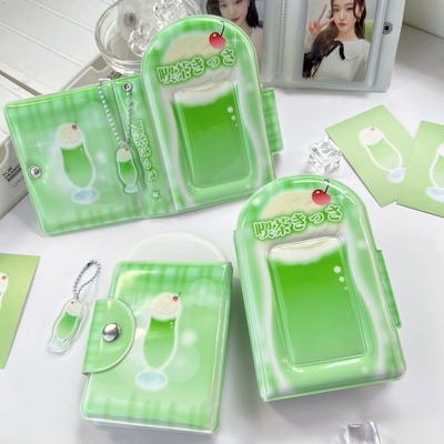 原创设计蜜瓜苏打卡包小卡卡册