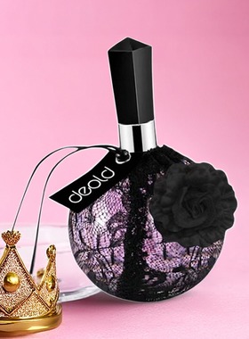递欧法式巴黎午夜诱惑黑色玫瑰蕾丝香水女黑加仑茉莉香氛持久淡香