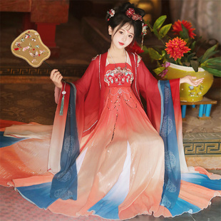 2026春款女童汉服大唐夜宴演出服儿童古典舞服汉唐中国风长裙古装