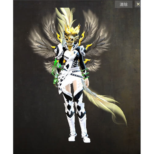 激战2舞龙面具皮肤商城道具黑狮宝石含wegame