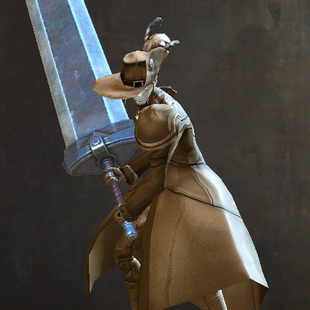 激战2巨型巨剑皮肤商城道具黑狮宝石含wegame