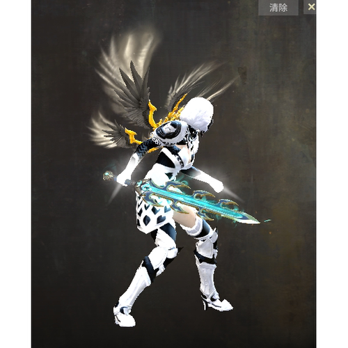 激战2七枝利剑皮肤商城道具黑狮宝石含wegame