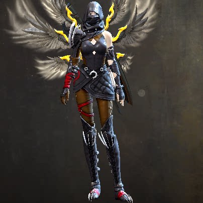 激战2强盗狙击手套装商城道具黑狮宝石含wegame