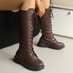 鬼灭之刃cos甘露寺蜜璃五周年纪念祭日系和风cosplay鞋棕色系带靴