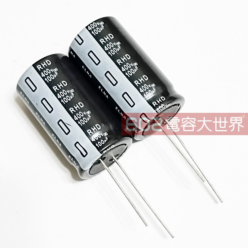 50个400v100uf日本RHD依娜elna电解电容短脚直插18*33