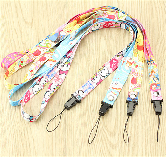 彩色手机挂绳 链饰品挂件布料挂脖宽边编织布碎花花绳子 花布挂绳