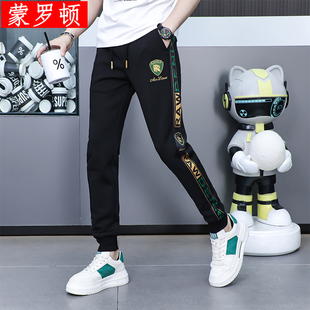 潮牌新款 春秋季 裤 子束脚运动裤 欧洲站潮流休闲裤 百搭卫裤 男士