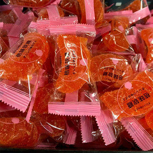 桔味软糖桔子软糖风味桔子糖水果糖