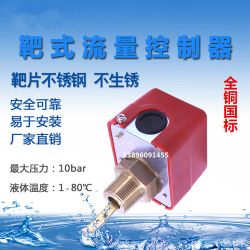 靶式流量控制器液位开关HFS消防水流开关指示器流量计DN25LKB