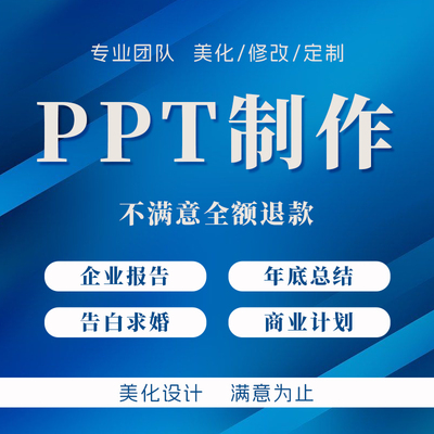 ppt制作代做设计美化修改定制工作汇报企业宣传演讲年终总结模板