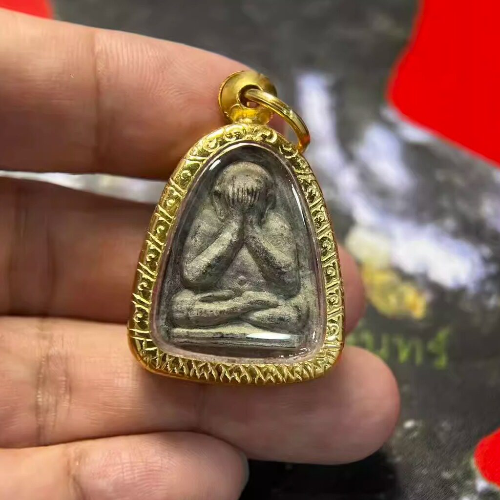 龙婆培 2513瓦匹坤通 一期虎皮必打 龙婆多 泰国手工艺品