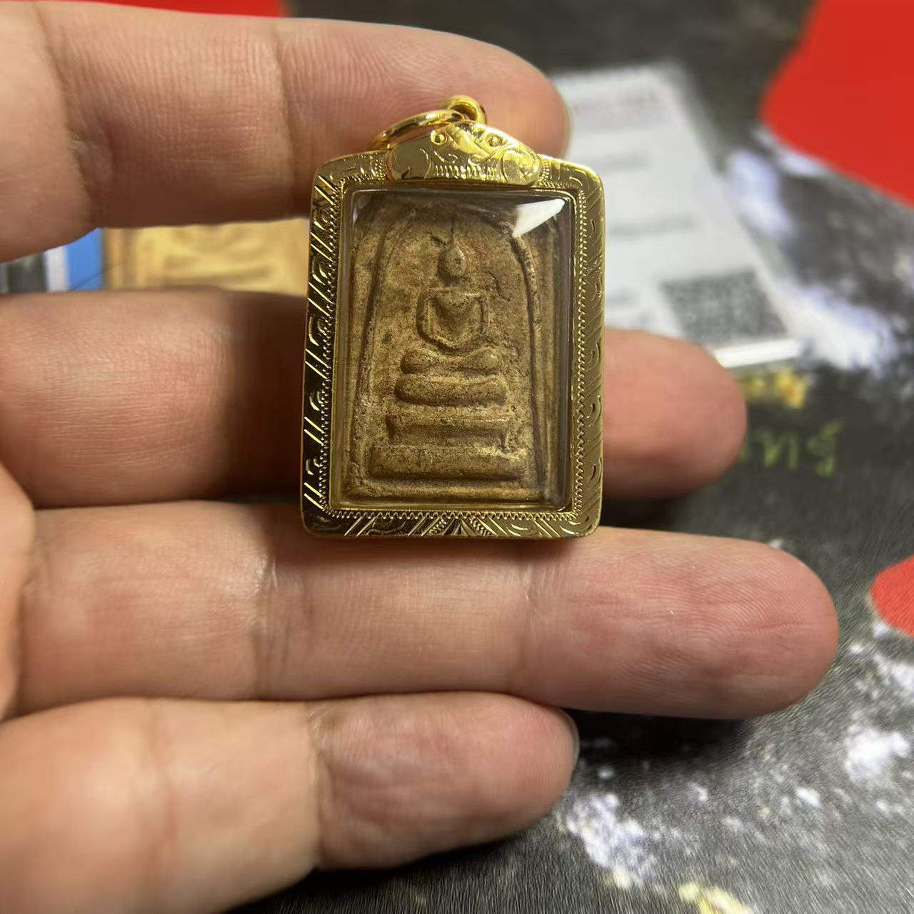 龙婆爹 2515瓦三岩 崇迪后必打 配萨马空卡