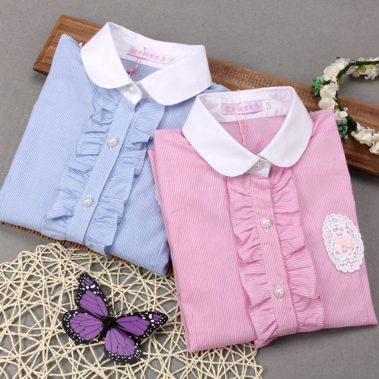 Chemise fille à manche longue - Ref 2084459 Image 1