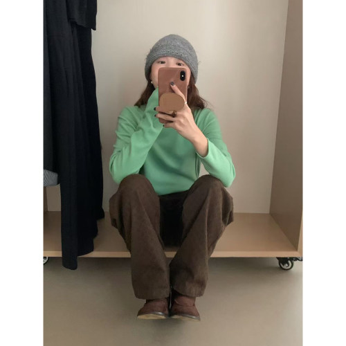 百搭高级感修身打底衫上衣