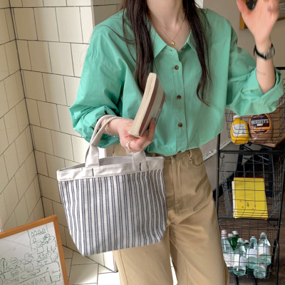 港风小众设计感牛油果绿衬衫女