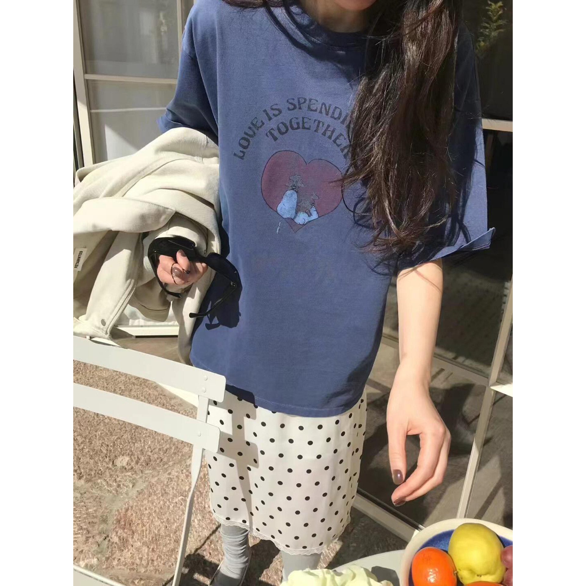 日系学院风白色波点蕾丝花边半身中裙女春夏甜美气质显瘦高腰短裙
