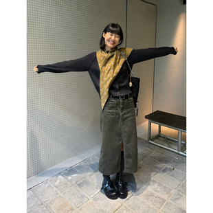 自制小众设计师高级感毛衣外套女学生圆领单排扣复古小猫针织开衫