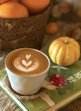 复古陶瓷杯咖啡杯法式小茶杯盘子高档精致高颜值蘑菇盘子杯子套装