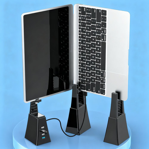 笔记本侧立电脑支架散热增高加高