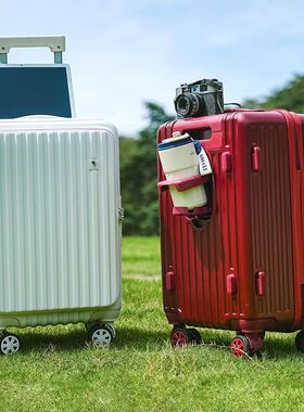 新款深仓大容量侧开口行李箱男女万向轮拉杆箱结实耐用密码旅行箱