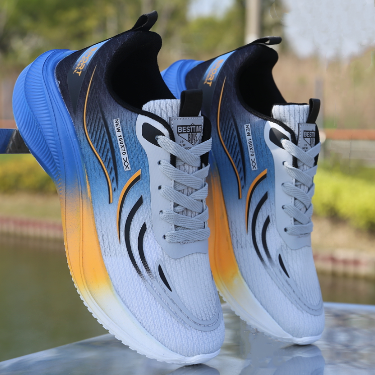 鞋子男新款网鞋男士透气网面运动