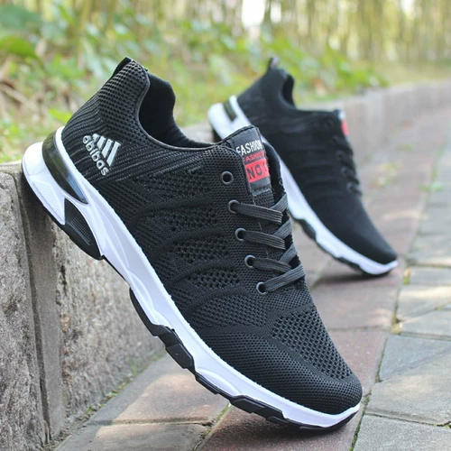 Трендовая мужская летняя дышащая спортивная обувь для отдыха, нескользящие сандалии, в корейском стиле