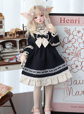 三分四分bjd娃衣四分sd娃娃衣服洋装连衣裙长裙子1/3 1/4