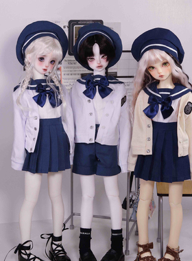 三四六分bjd娃衣6分4分mk fc soom3分大叔小英伦双子校服cd2男gl