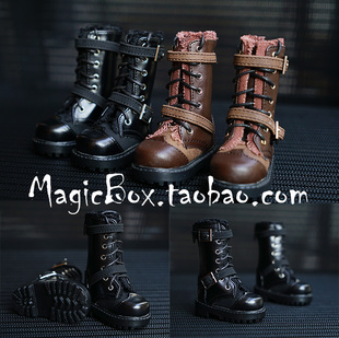 BJD鞋子-大叔1/3分1/4分SD娃娃男中筒靴子黑棕（2色）