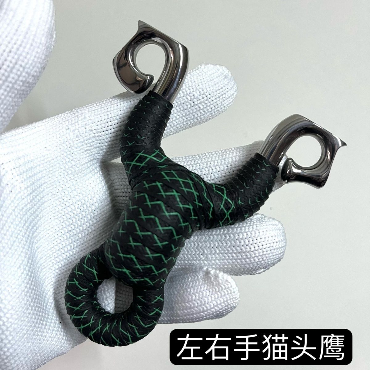 304不锈钢冷弯弹弓平头传统猫头鹰高精度大威力户外竞技扁皮两用