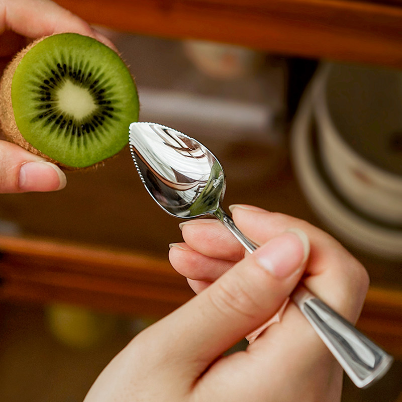 特价进口咖啡勺304不锈钢带齿辅食刮泥勺搅拌勺黄油刀甜品雪糕勺,餐饮具,西餐餐具套装,淘宝优惠券,粉丝福利购,淘宝优惠卷