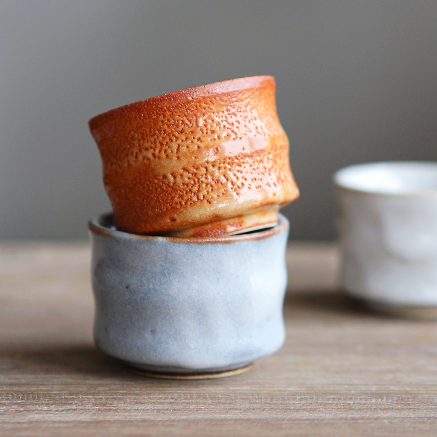 日本进口竹节形酒杯小盏日式侘寂风品茗杯五彩志野粗陶微醺清酒杯,餐饮具,清酒杯,淘宝优惠券,粉丝福利购,淘宝优惠卷