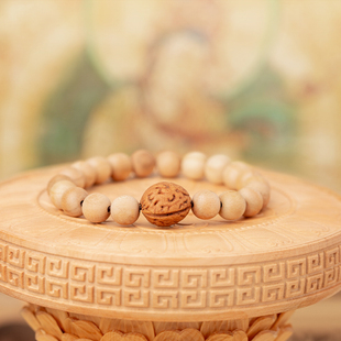 天然桃核桃木手串纯野生小桃原籽胡防压惊吓婴儿童宝宝男女款手链