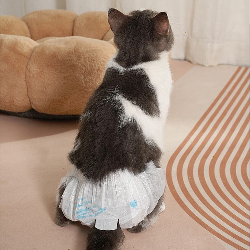猫咪专用尿不湿纸尿裤尿垫生理裤吸尿纸卫生巾姨妈巾公猫母猫幼猫