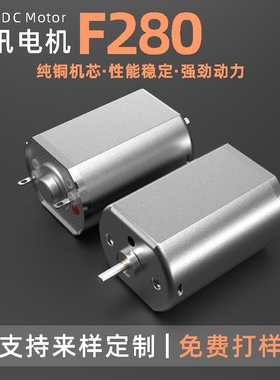 F280微型直流电机洗牙器汽车中控锁电动机自动门宠物除毛器小马达