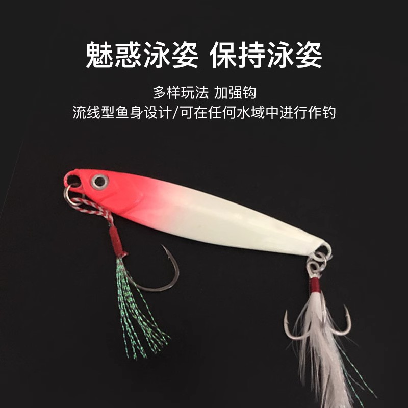 远投渔具岸抛路亚铁板日系假饵