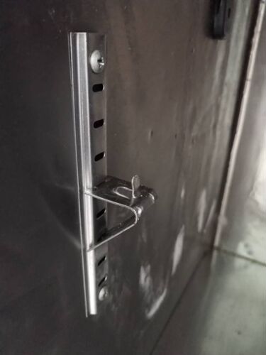 现货六门内置卡条网片隔层冰箱卡扣托架冷藏柜里面支撑铝合金全新