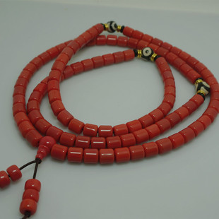 西藏风情藏式风格108颗大号琉璃佛珠念珠 多圈手链车载佛珠礼物