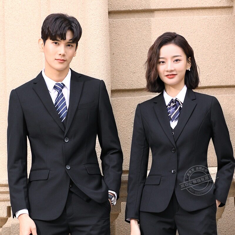 春季2023职业装正装男女西服套装