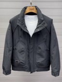 防寒白鸭绒男士 美式 新款 冬季 宽松外套保暖百搭潮牌 立领羽绒服男款