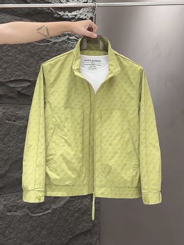 2026春季新款男士时尚潮流百搭休闲立领夹克外套实体同款上衣男装