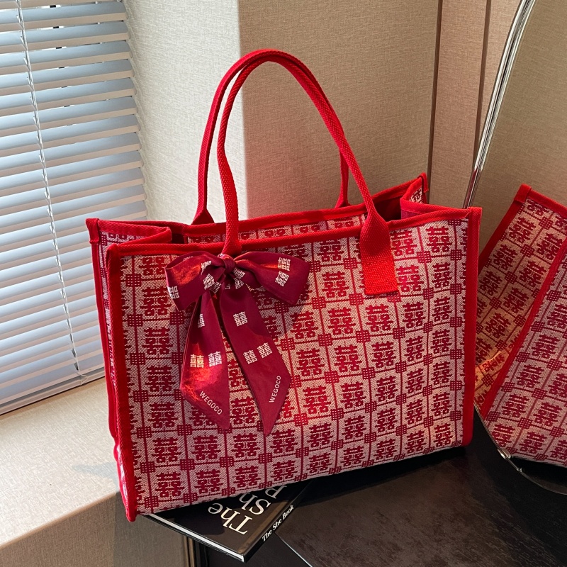 新中式结婚包新娘婚礼手提托特包