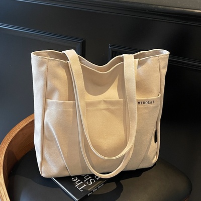 大容量上课通勤包休闲单肩托特包