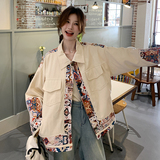 超低退货率数据好拼色外套9393P145控208有买家秀，女装短外套，2C182