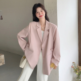 数据好粉色西装外套6868P135控198，女装西装，2C182