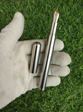 钛合金自制德国Supra超越系列口袋钢笔适配bock6号尖35mm中性笔q1