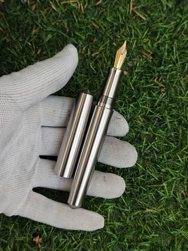 钛合金短笛钢笔6号尖大明尖35mm尖总成6号尖总成选择8号bock简约