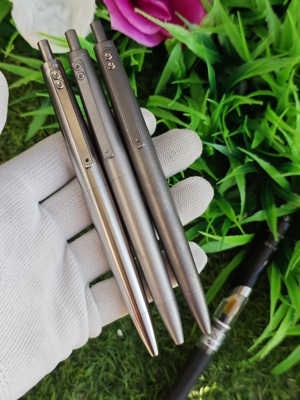 钛合金凌美2000按动中性笔样式g5按动笔芯k6百乐g2-5非全金属