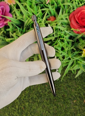 新品全金属锆合金顶部旋转出芯结构中性笔自制结构凌美2000样式