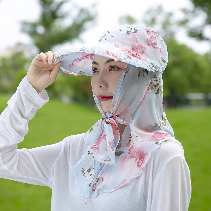 夏天太阳女帽防晒遮阳采茶帽